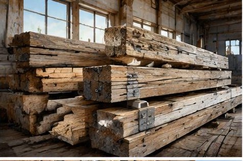 Der klimafreundliche Baustoff kann das vorhandene Bauteil sein