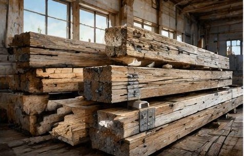 Der klimafreundliche Baustoff kann das vorhandene Bauteil sein