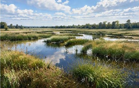 Moorböden wiedervernässen: Klimaschutz beginnt beim Wasserstand