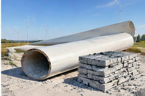 Rotorblätter im Kreislauf: Die schwierige Seite der Windtechnik