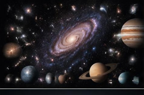 Galaxien, Sterne und Planeten: ein Universum ohne vollständiges Inventar