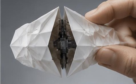Haptigami: Eine kleine Faltmechanik macht digitale Kräfte fühlbar