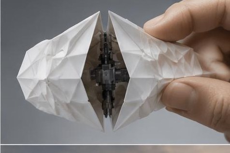 Haptigami: Eine kleine Faltmechanik macht digitale Kräfte fühlbar