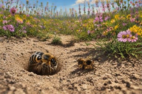 Wildbienen brauchen mehr als ein Blütenbuffet